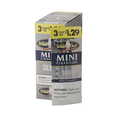 White Owl Mini Cigarillo Silver