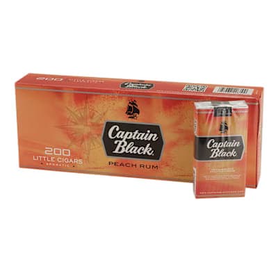 Captain Black Little Cigars Peach Rum