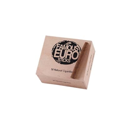 Euro Sticks Natural Cigarillos Box 100