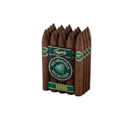 Famous Nicaraguan Selection 1000 Torpedo Natural