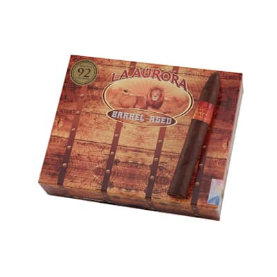 La Aurora Barrel Aged Belicoso Maduro