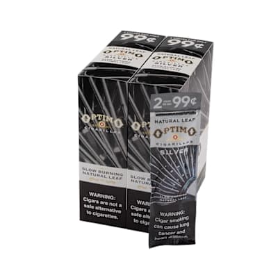 Optimo Silver Natural Leaf Cigarillo